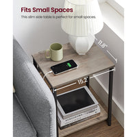 End Table With USB Ports And Outlets - product photo 35