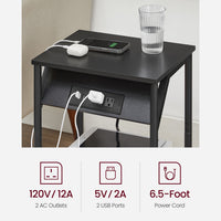 End Table With USB Ports And Outlets - product photo 39