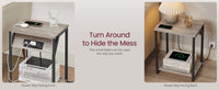 End Table With USB Ports And Outlets - product photo 71