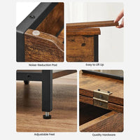 End Table With USB Ports And Power Outlets Storage Shelf – product view 19 | Amaraloft