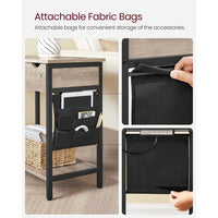 End Table With USB Ports And Power Outlets Storage Shelf – product view 32 | Amaraloft