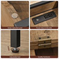 End Table With USB Ports And Power Outlets Storage Shelf – product view 40 | Amaraloft