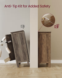 Farmhouse Bathroom Floor Cabinet With 4 Drawers And Adjustable Shelf - product photo 22