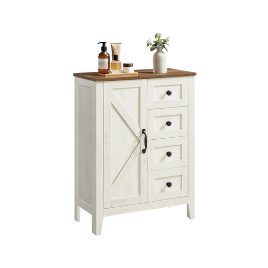 Farmhouse Bathroom Floor Cabinet With 4 Drawers - product photo 01