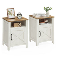 Farmhouse Nightstand With Barn Door - product photo 21