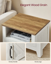 Farmhouse Nightstand With Barn Door - product photo 26