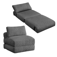 Folding Sofa Bed Convertible Chair Bed With Pillow Sleeper Chair - product photo 01