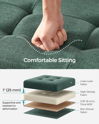 Folding Storage Ottoman Bench - product photo 03