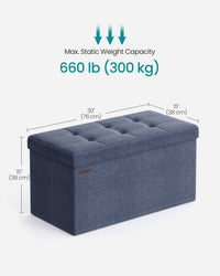 Folding Storage Ottoman Bench - product photo 41