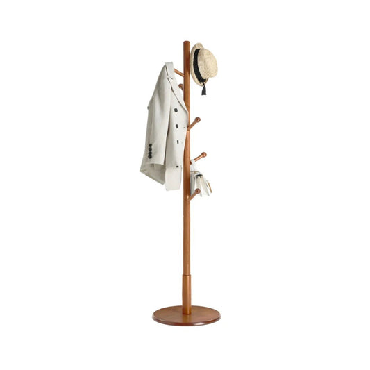 Solid Wood Coat Rack With 7 Hooks – product view 1 | Amaraloft