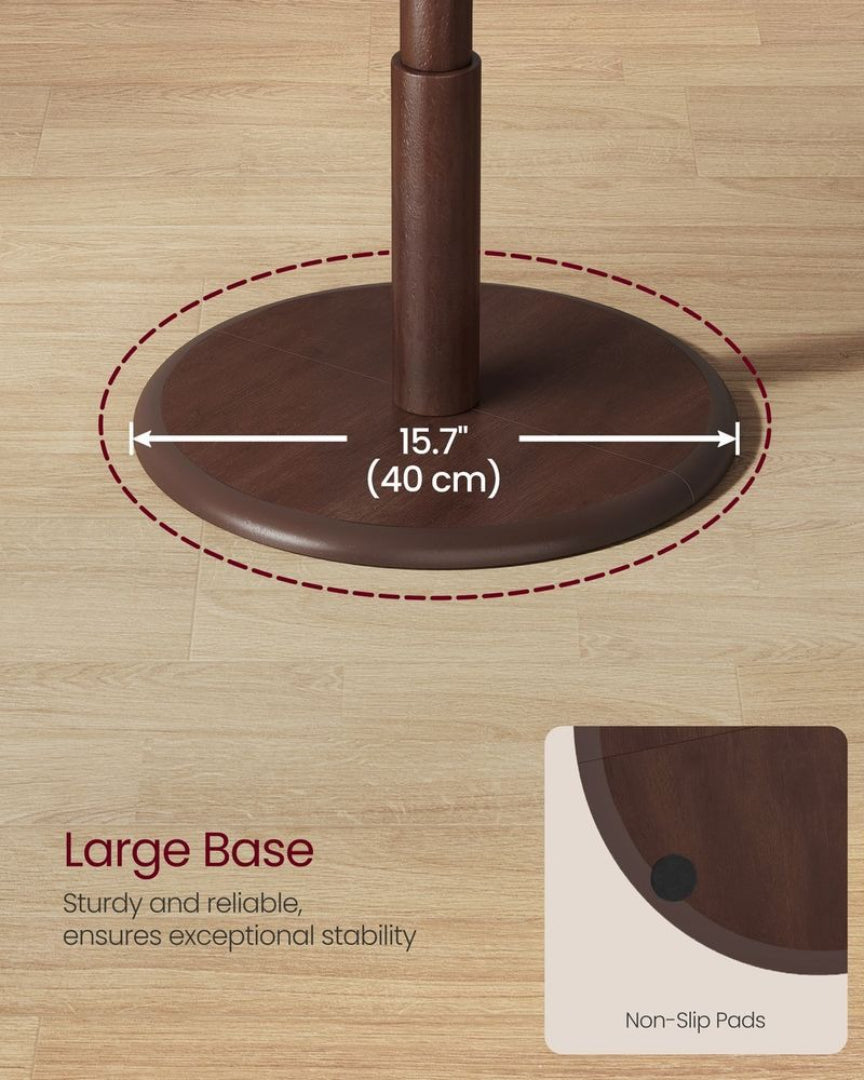 Solid Wood Coat Rack With 7 Hooks – product view 6 | Amaraloft