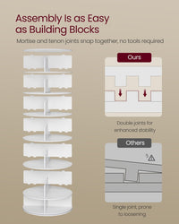 Free Standing Rotating Shoe Rack Tower For Closet Or Small Spaces - product photo 07