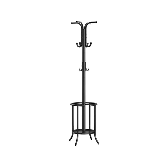 Freestanding Coat Rack With Umbrella Holder & 12 Hooks – product view 1 | Amaraloft
