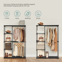 Freestanding Portable Closet With Shelves - product photo 12