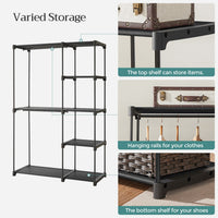 Freestanding Portable Closet With Shelves - product photo 13