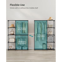 Freestanding Portable Closet With Shelves - product photo 19