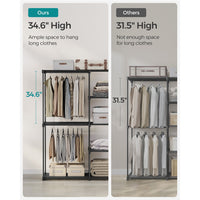 Freestanding Portable Closet With Shelves - product photo 20