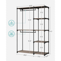 Freestanding Portable Closet With Shelves - product photo 30