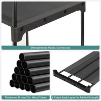 Freestanding Portable Closet With Shelves - product photo 70