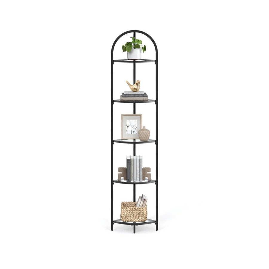 Corner shelves