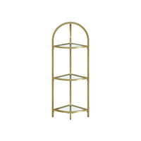 Glass Corner Shelf Stand 3 Or 5 Tier Storage Display Shelf – product view 2 | Amaraloft