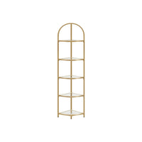Glass Corner Shelf Stand 3 Or 5 Tier Storage Display Shelf – product view 4 | Amaraloft
