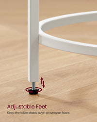 Glass End Table With Metal Frame - product photo 22