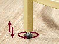 Glass End Table With Metal Frame - product photo 54