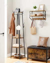 Hall Trees Free Standing With Hooks - product photo 02