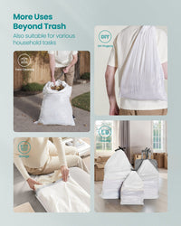 Heavy-Duty Garbage Bags With Drawstrings - product photo 18