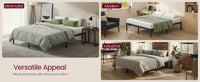 Heavy Duty Metal Bed Frame With Under Bed Storage, 550 lb Capacity - product photo 38