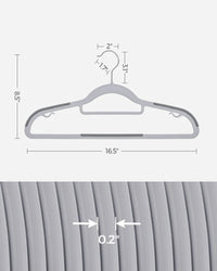Heavy Duty Plastic Clothes Hangers Pack Of 30 Or 50 – product view 14 | Amaraloft