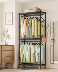 Heavy-Duty Rolling Clothes Rack - product photo 14