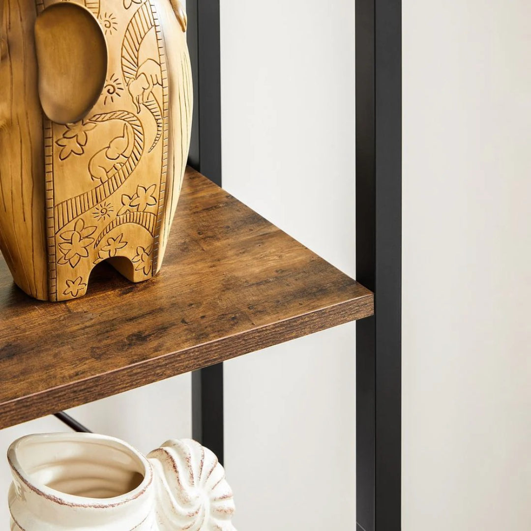 6 Tier Narrow Bookcase With Steel Frame – product view 11 | Amaraloft