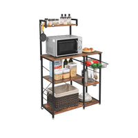 Industrial Brown Baker’s Rack With Shelves - product photo 25