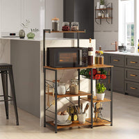 Industrial Brown Baker’s Rack With Shelves - product photo 26