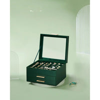 Jewelry Box Organizer With Glass Lid 2 To 6 Layer Storage – product view 42 | Amaraloft