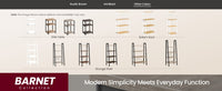 Kitchen Bakers Rack With Power Outlet And Flexible Shelving - product photo 20