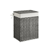 Laundry Basket With Lid 23.8 Gallon Rattan Hamper 23.6in High – product view 1 | Amaraloft