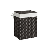 Laundry Basket With Lid 23.8 Gallon Rattan Hamper 23.6in High – product view 3 | Amaraloft