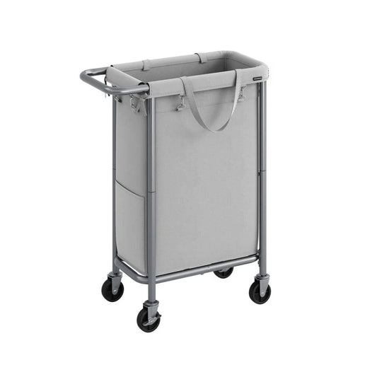 Laundry Basket With Wheels 23.8 Gallon Slim Hamper 31.9in High – product view 1 | Amaraloft