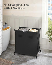 Laundry Hamper 4 Section 40.9 Gallon Collapsible Sorter – product view 8 | Amaraloft