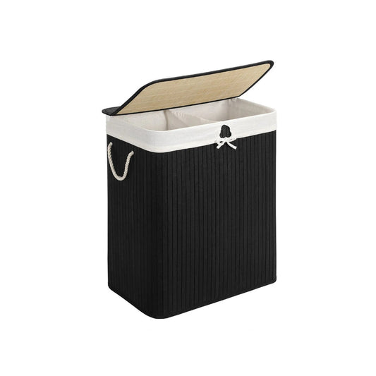 Laundry Hamper With Lid 2 Section 21.99 Gallon Sorter – product view 1 | Amaraloft