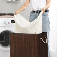 Laundry Hamper With Lid 2 Section 21.99 Gallon Sorter – product view 4 | Amaraloft