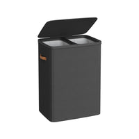 Laundry Hamper With Lid 44.9 Gallon 2 Compartment Sorter – product view 1 | Amaraloft