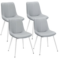 Leather Dining Chairs Set Of 2, 4 Or 6 With Leveling Feet - product photo 41