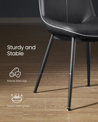 Leather Dining Chairs Set - product photo 06