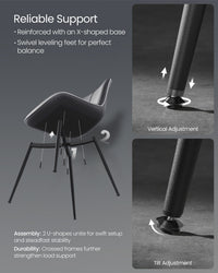 Leather Dining Chairs Set - product photo 07