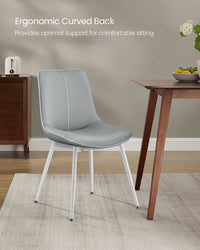 Leather Dining Chairs Set - product photo 11
