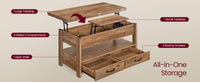 Lift Top Coffee Table, Center Table With Storage - product photo 09